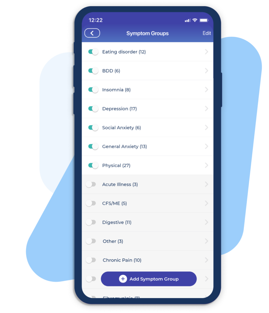 Track Customised Symptom Groups