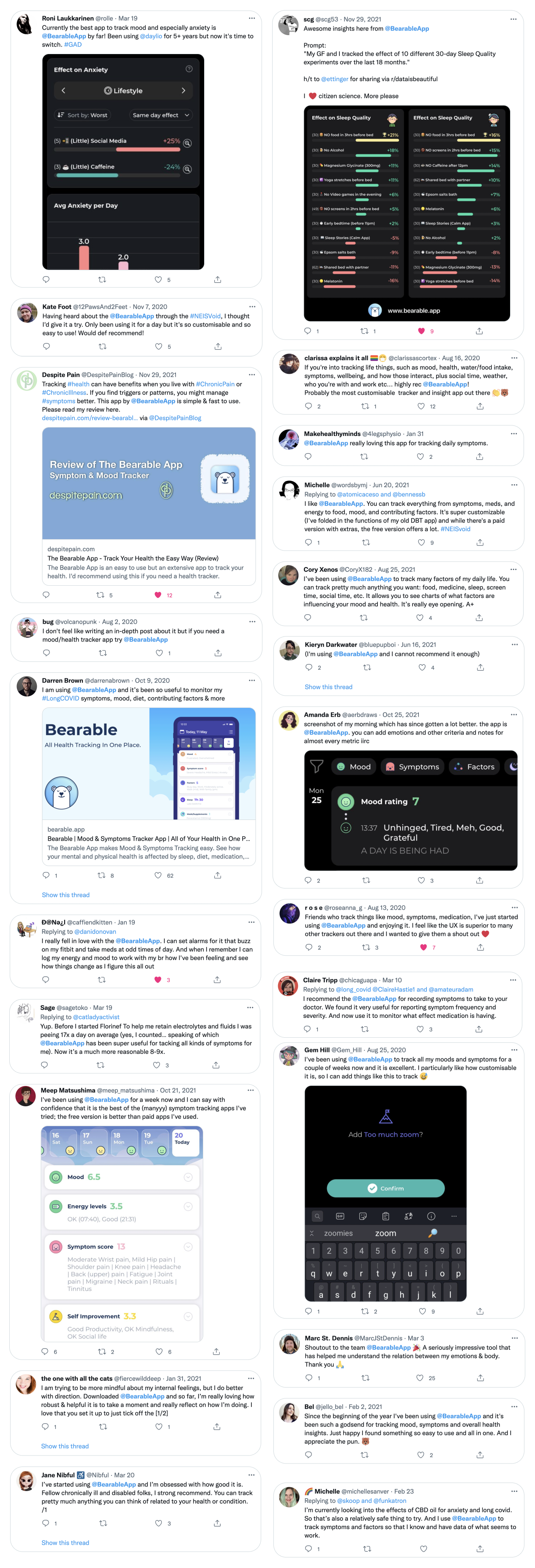 Tweets about Bearable