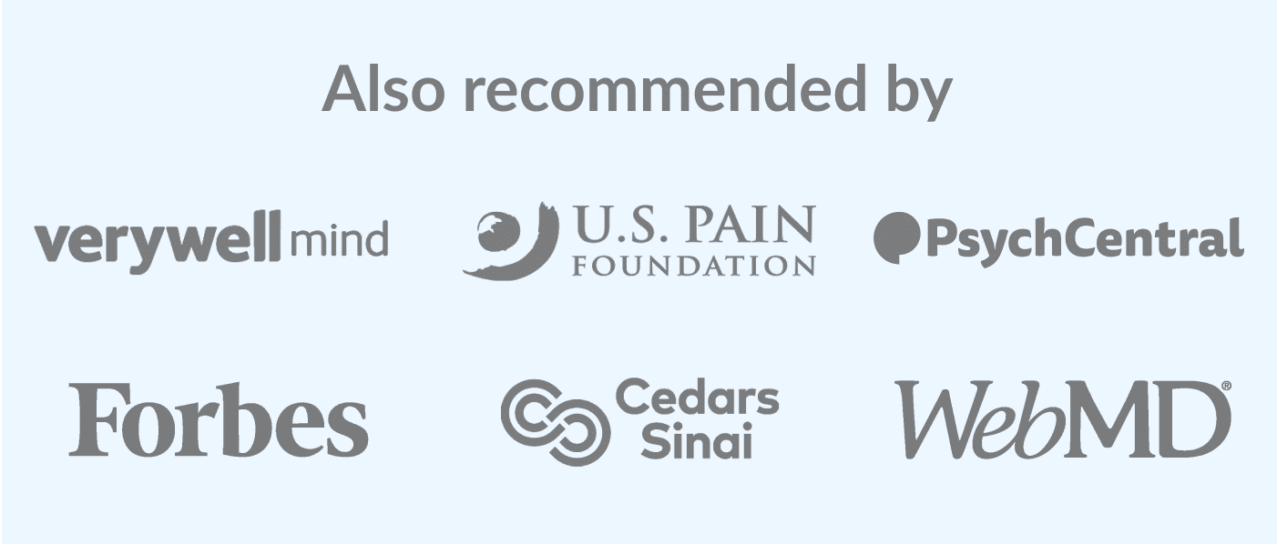 Bearable is recommended by Forbes, WebMD, VeryWellMind, & More