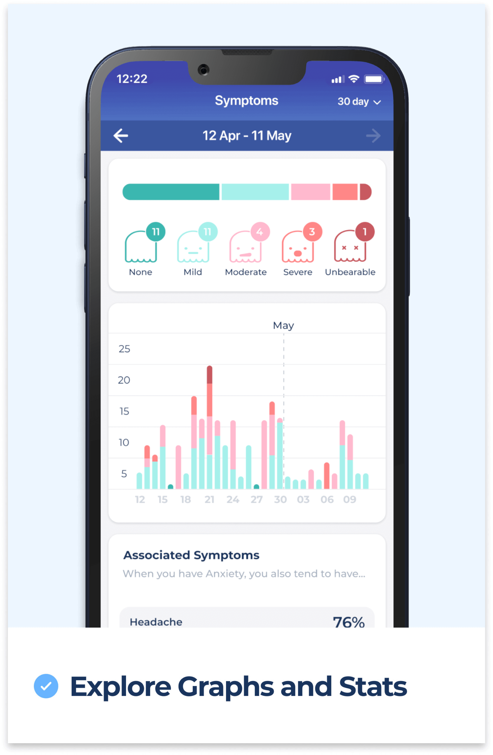 Keep track of changes in your health